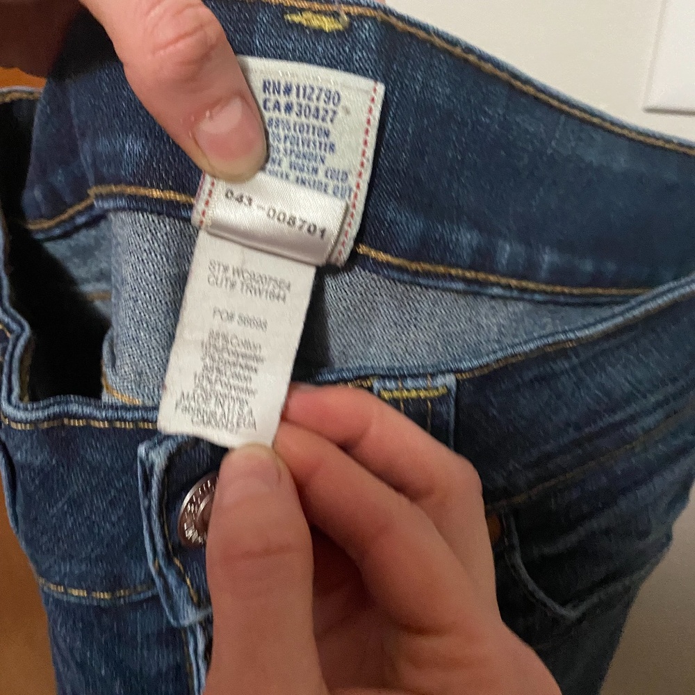 True Religion Brand Jeans size 28 - Picture 7 of 8